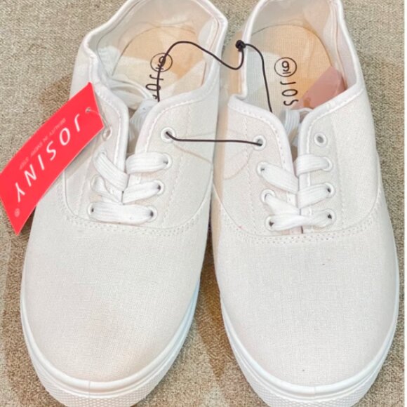 Women's Canvas Lace-Up Shoes -Josiny - Picture 5 of 5